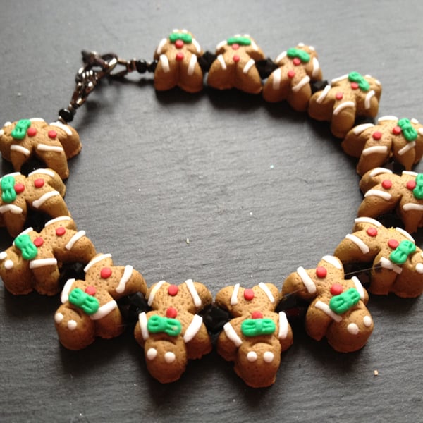 Gingerbread Men Bracelet