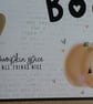Pumpkin Blank Card - Halloween, Birthday - Orange Ribbon - Image 3