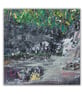 Landscape acrylic painting - rockpool - waterfall - nature - letterbox gift