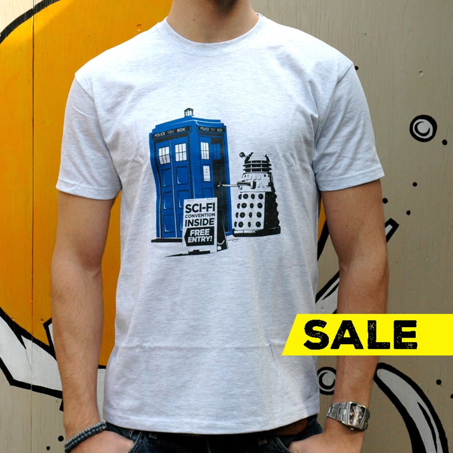 Sci-fi Geek 'Convention' Screen printed T Shirt