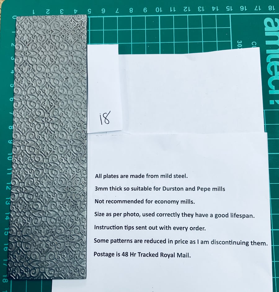 Rolling Mill Texture Plates 18F