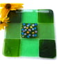 Fused Glass Trivet Green Trivet 16cm 041 - Image 4