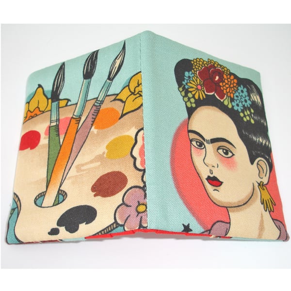 Frida Kahlo Credit Card Wallet 6 Pockets For Cards and Notes