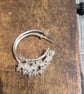 Sterling Silver & Moonstone Hoop Earrings - Image 4