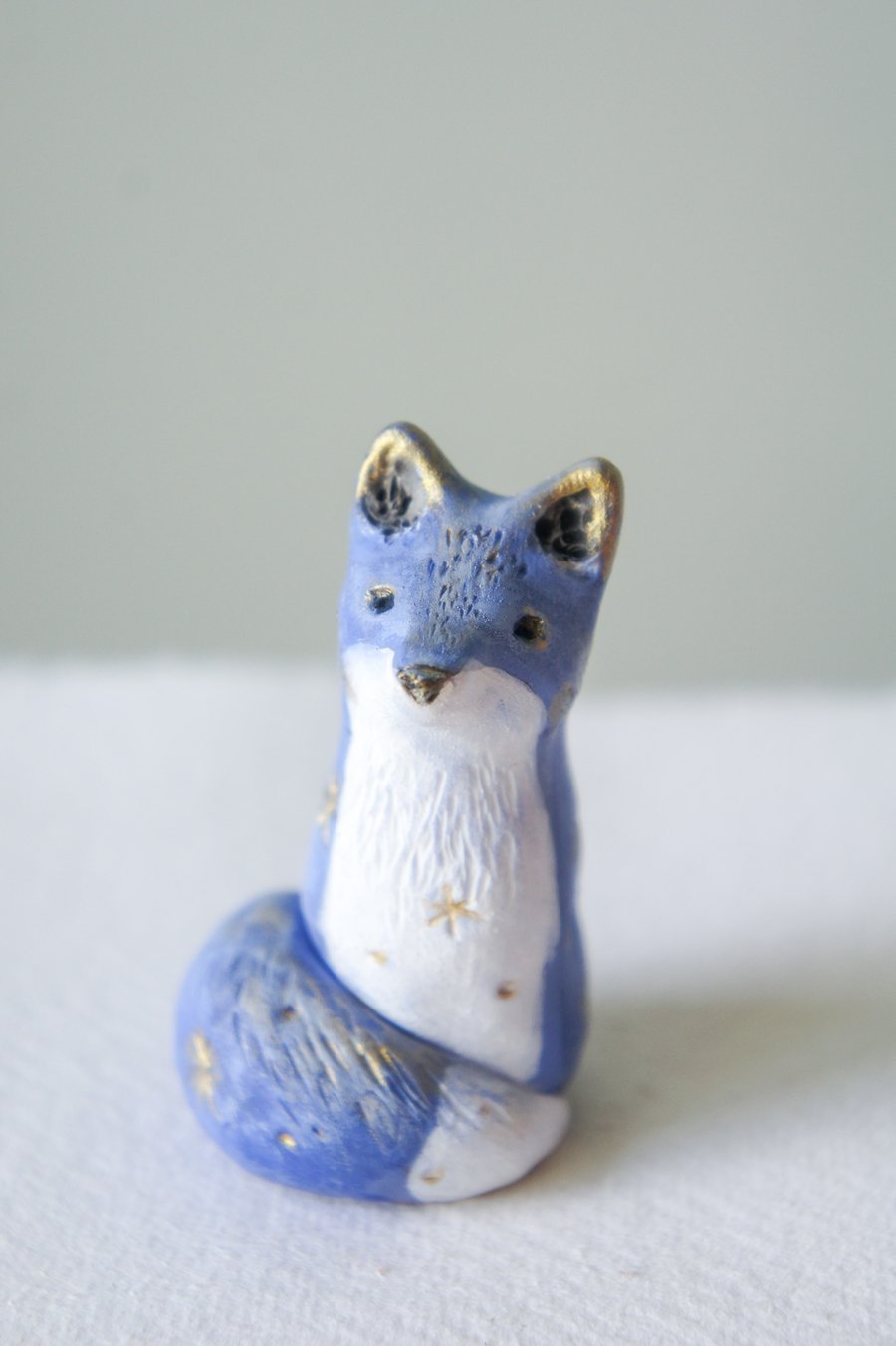 Winter Star Fox Sculpture