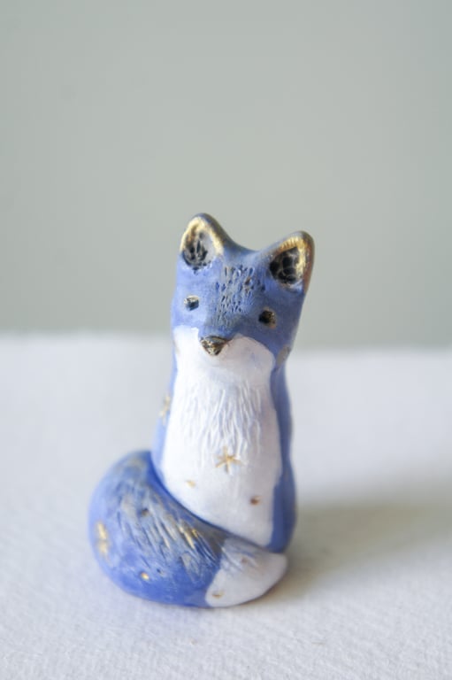 Winter Star Fox Sculpture
