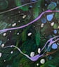Dissolving Dream abstract dark forest dreamscape landscape painting - Image 6