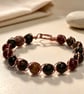Wire Wrapped Bangle With Picasso Jasper  - Image 4