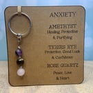Anxiety Gemstone Keyring