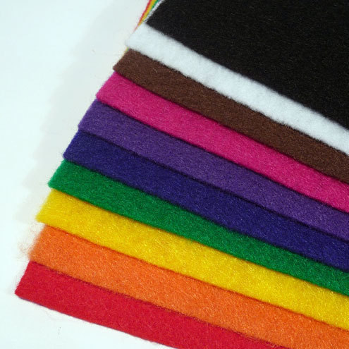 Felt - 'Rainbow' Recycled Felt Sheets