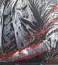 Jason Voorhees 3D HueForge Framed Print - 8 x 8 Inch - Stand Included - Image 3