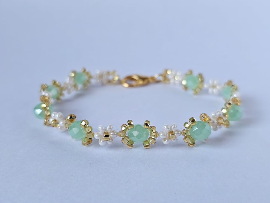 Handmade beaded bracelet