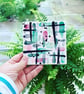 Set of 4 Hand Painted Ceramic Coasters, Modern Geometric Brush Stroke Coaster - Image 2