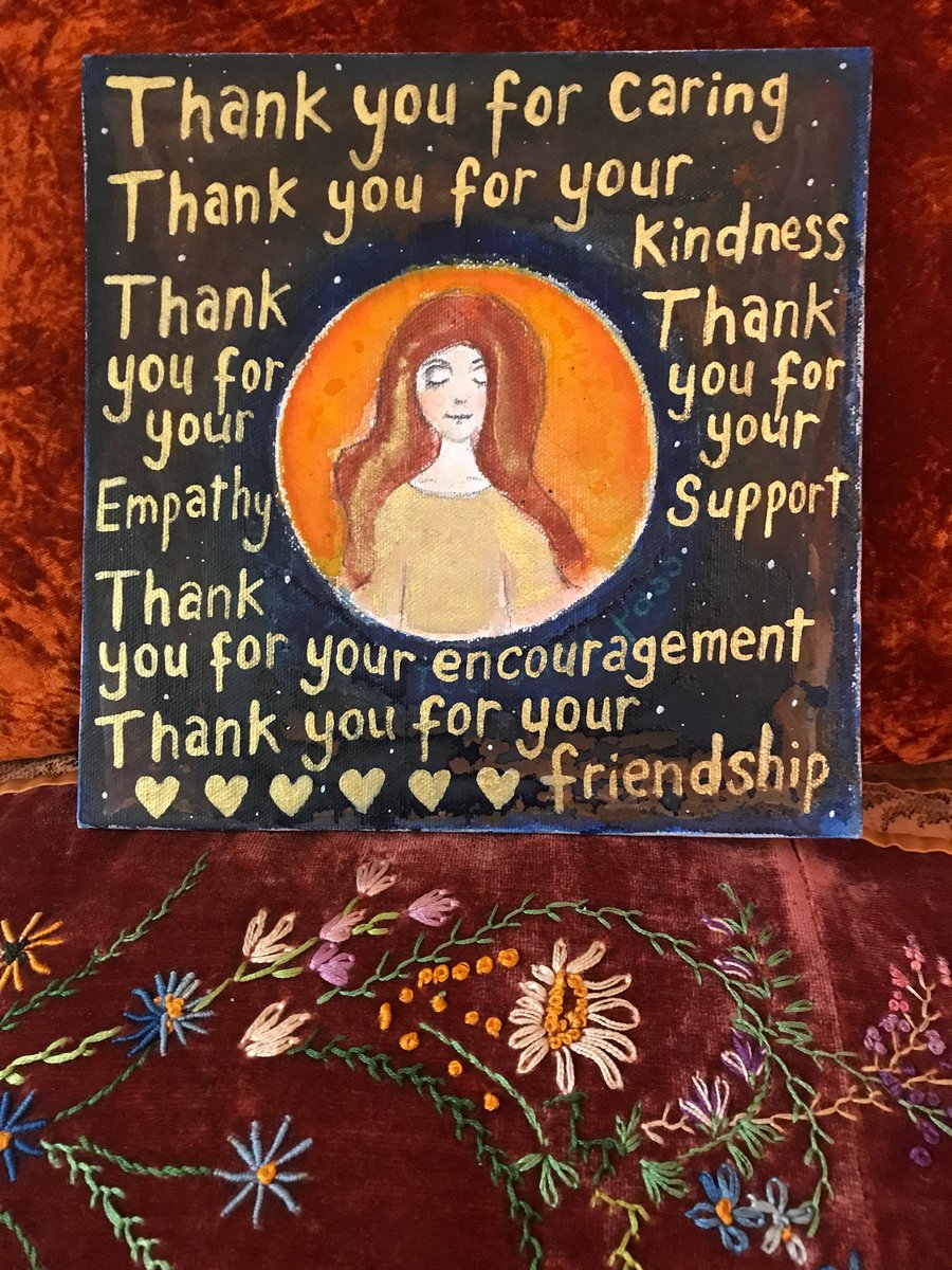 SALE! Original painted canvas panel" 8" by 8"