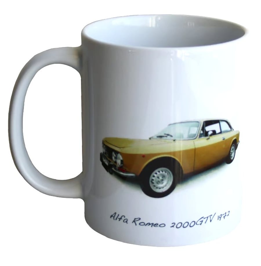 Alfa Romeo 2000GTV 1972 - 11oz Ceramic Mug for the Enthusiast