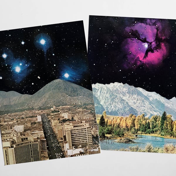 Sci-Fi Postcard Set - Time and Space