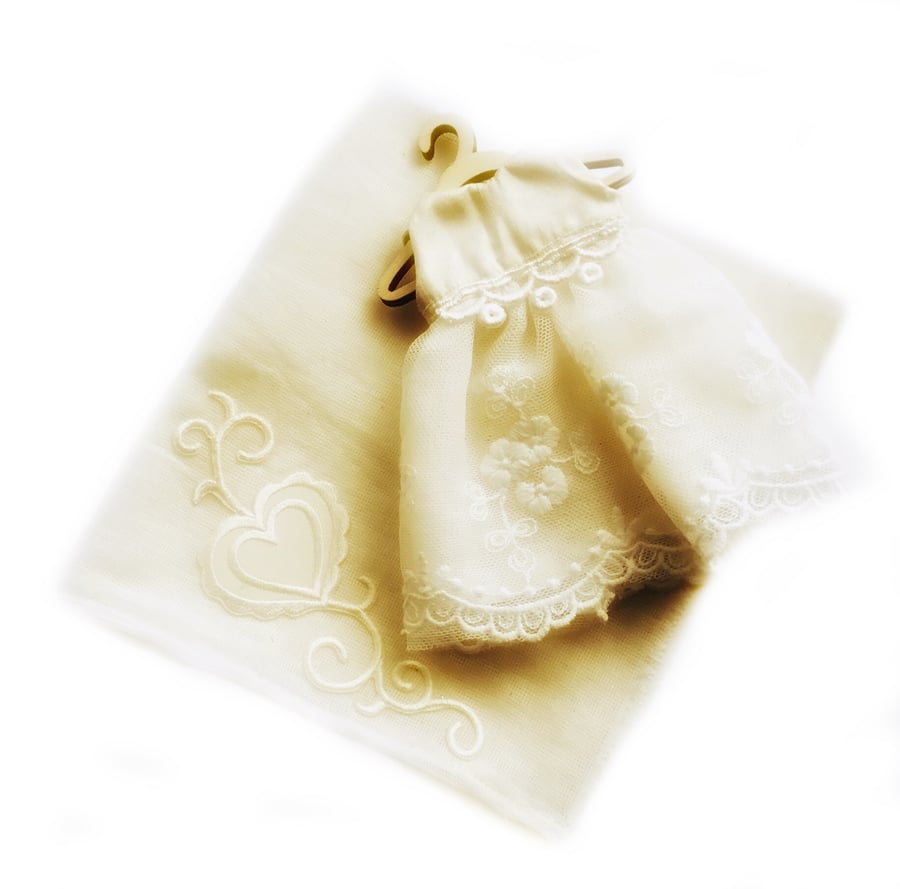 Baby Daisy gown and shawl