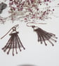 Copper Web Earrings - Image 5
