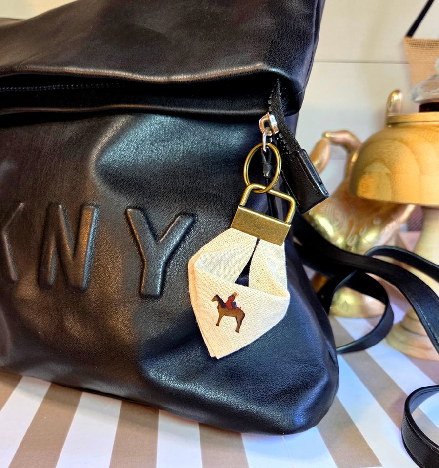 Cowgirl Keyring Bag Charm