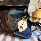 Cowgirl Keyring Bag Charm