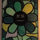 Quiet flower- Hand painted artwork