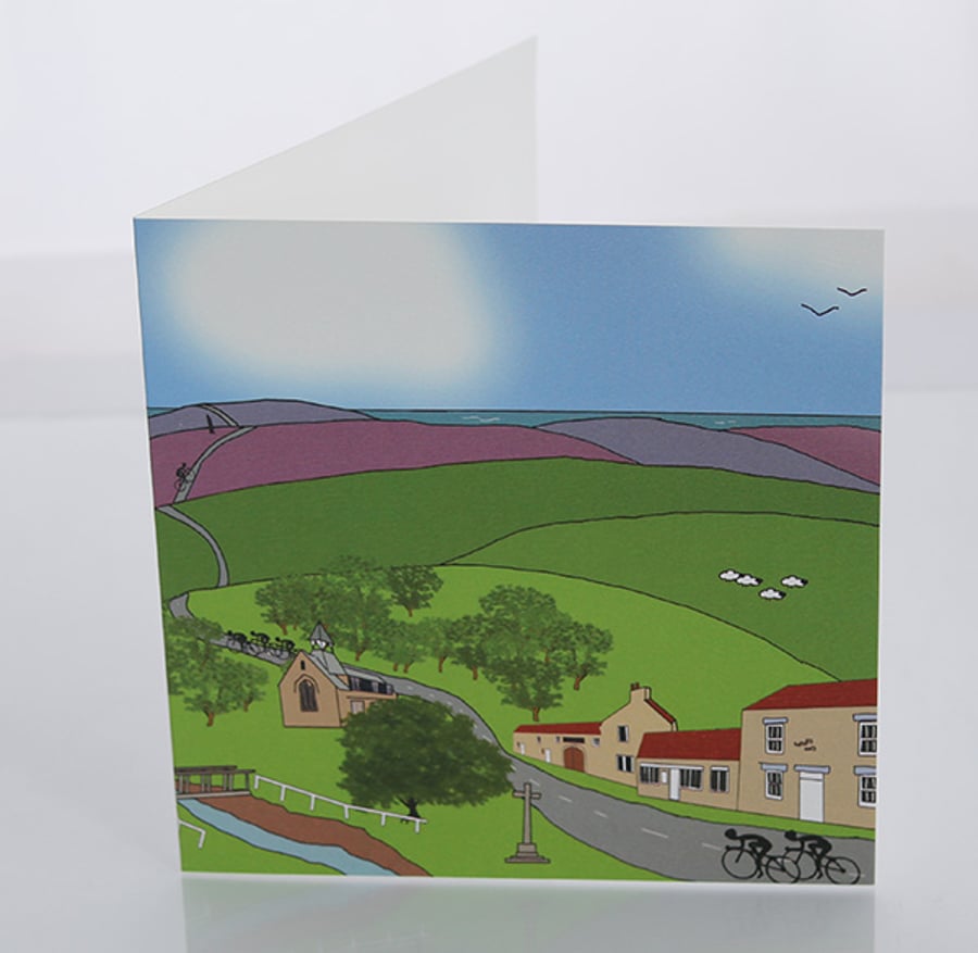 Hutton-le-Hole Yorkshire Moors greeting card