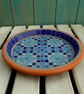 Moroccan Garden Mosaic Bird Bath - Image 2