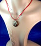 Copper and Silver Pendant Catherine Wheel - Image 3