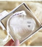 Mum Memorial Feather Bauble, In Memory of Mum, Heart Glass Christmas Ornament, R
