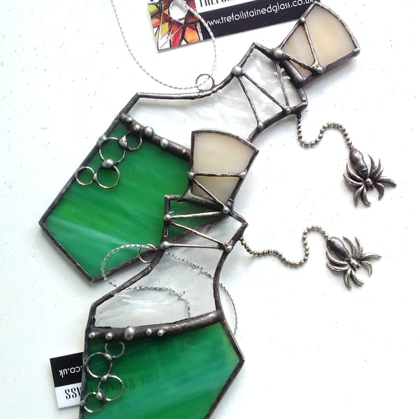 Stained Glass Potion Bottle Ornament