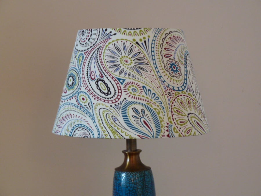 Liberty Silk covered lampshade 30cm   