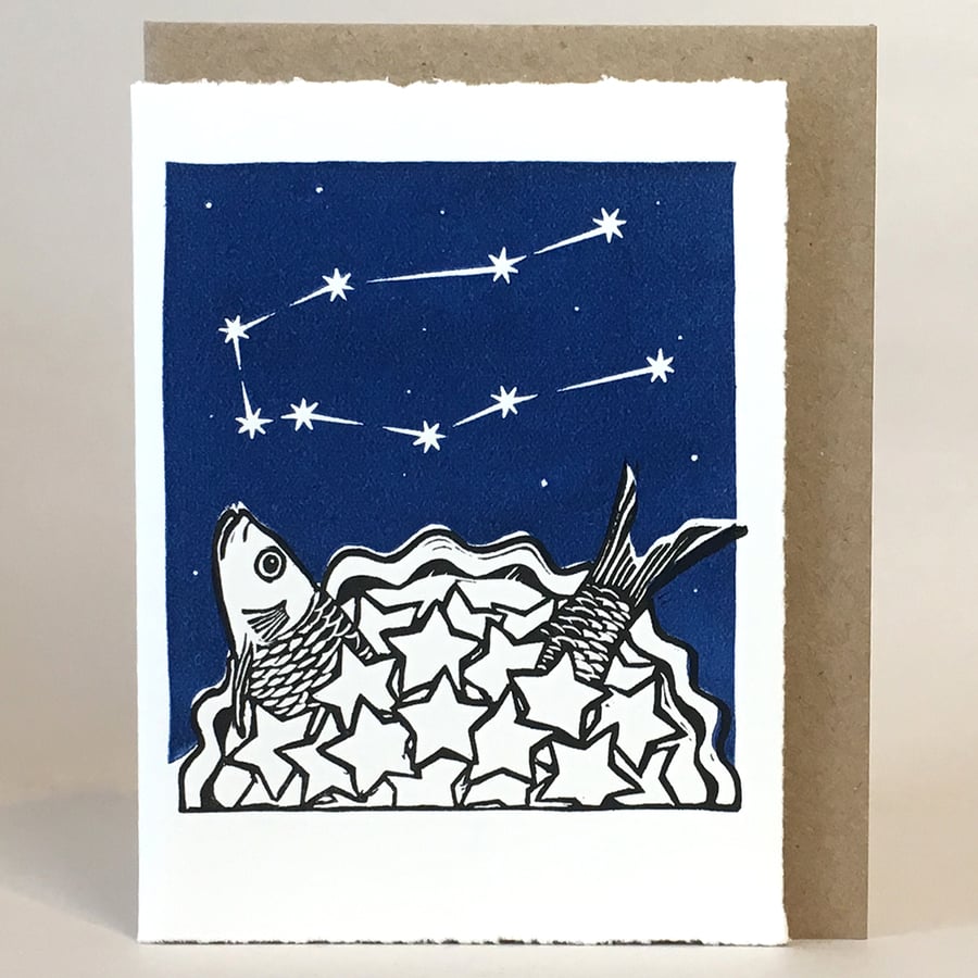 StarGazey Skies - Gemini Zodiac Birthday Card (May 21-June 20)