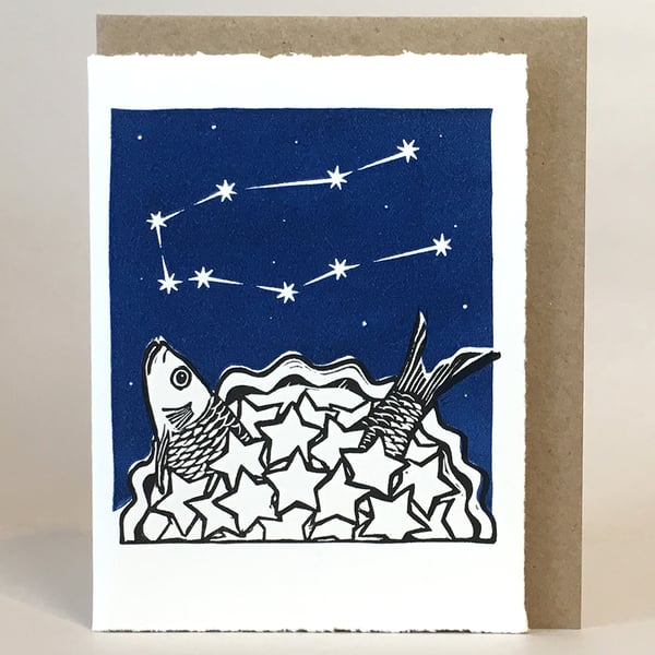 StarGazey Skies - Gemini Zodiac Birthday Card (May 21-June 20)