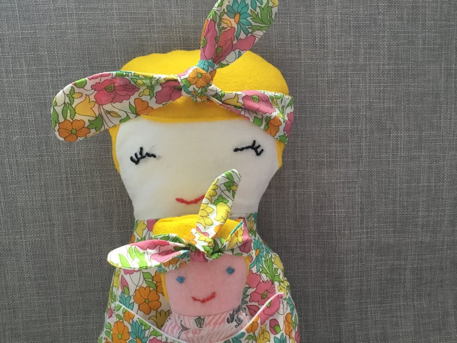 Liberty Mama And Baby Soft Doll 