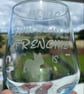 Hand Etched Glass, Home is where my Frenchie is - Image 2