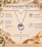 Personalised Monkey Necklace with Birthstone Charm - Gift Boxed - Free Delivery - Image 4