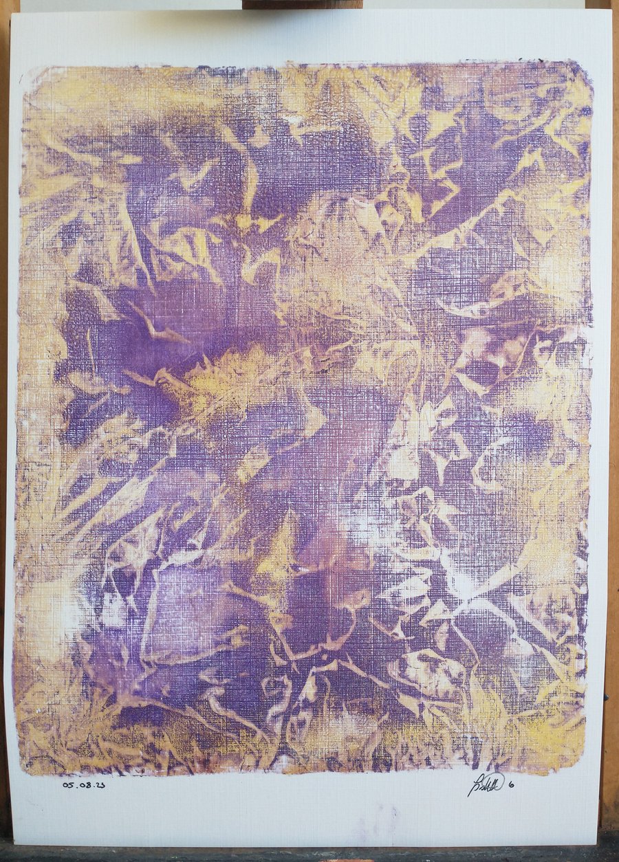 Abstract forest Mountain print