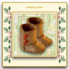 Carroty Button Boots 