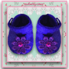 Purple Flower Shoes