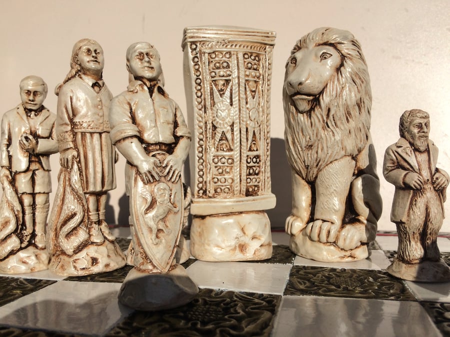 The Lion, The Witch and The Wardrobe Chess pieces (Board Not Included)