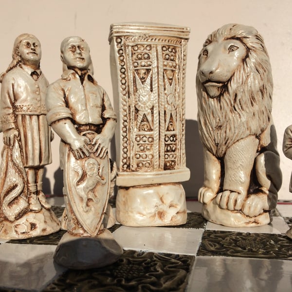The Lion, The Witch and The Wardrobe Chess pieces (Board Not Included)