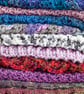 Cowl snood neck warmer scarf crochet no animal fibres vegan - Image 6