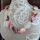 "Gemstone Flower petals" Necklace