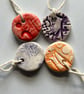 Set of Ceramic Gift Tag: Little Keepsakes, Love Tokens