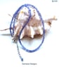 A Grade 40ct Genuine Tanzanite Sterling Silver Necklace  - Image 2