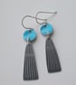 Blue and grey and earrings  - Image 3
