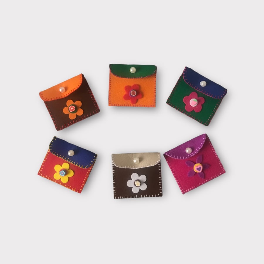 Mini Felt Purse Folksy