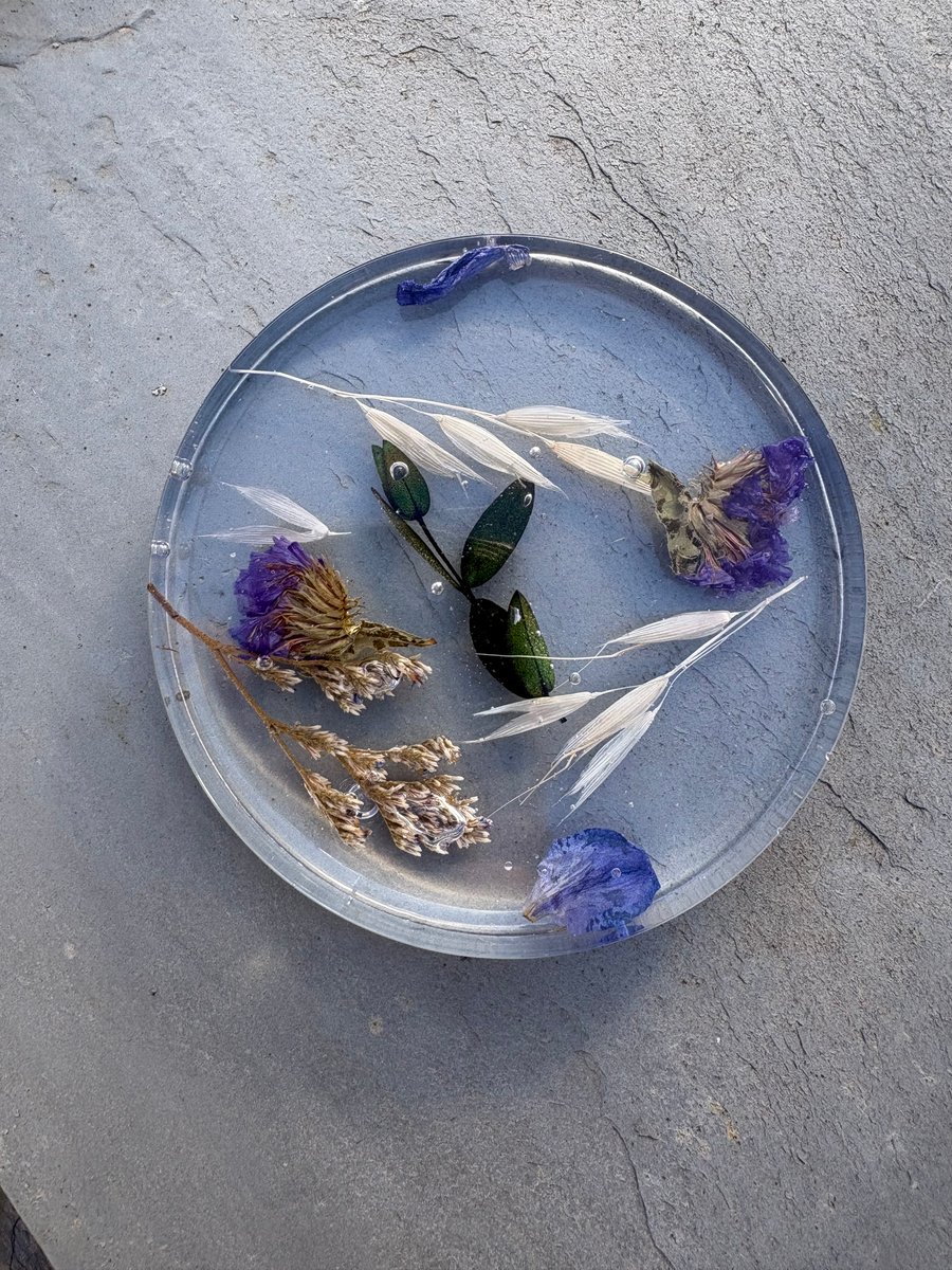 Floral Resin Coaster