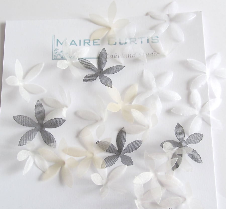 Hand Crafted Silk Organza Daisy flowers