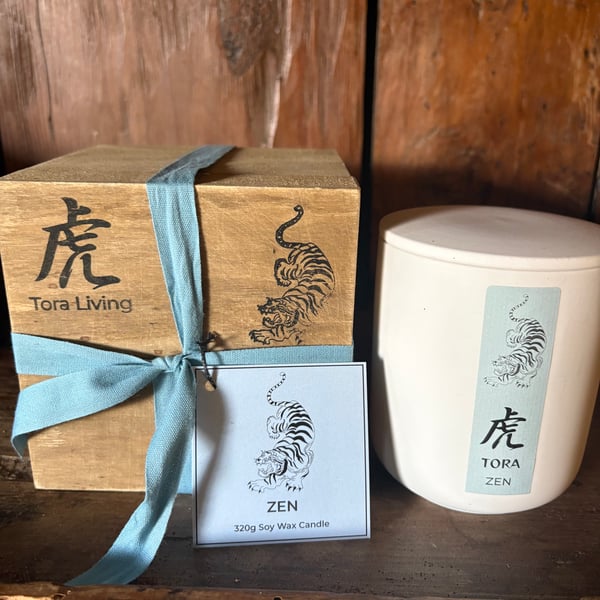 Hand Crafted Soy Wax Zen Candle